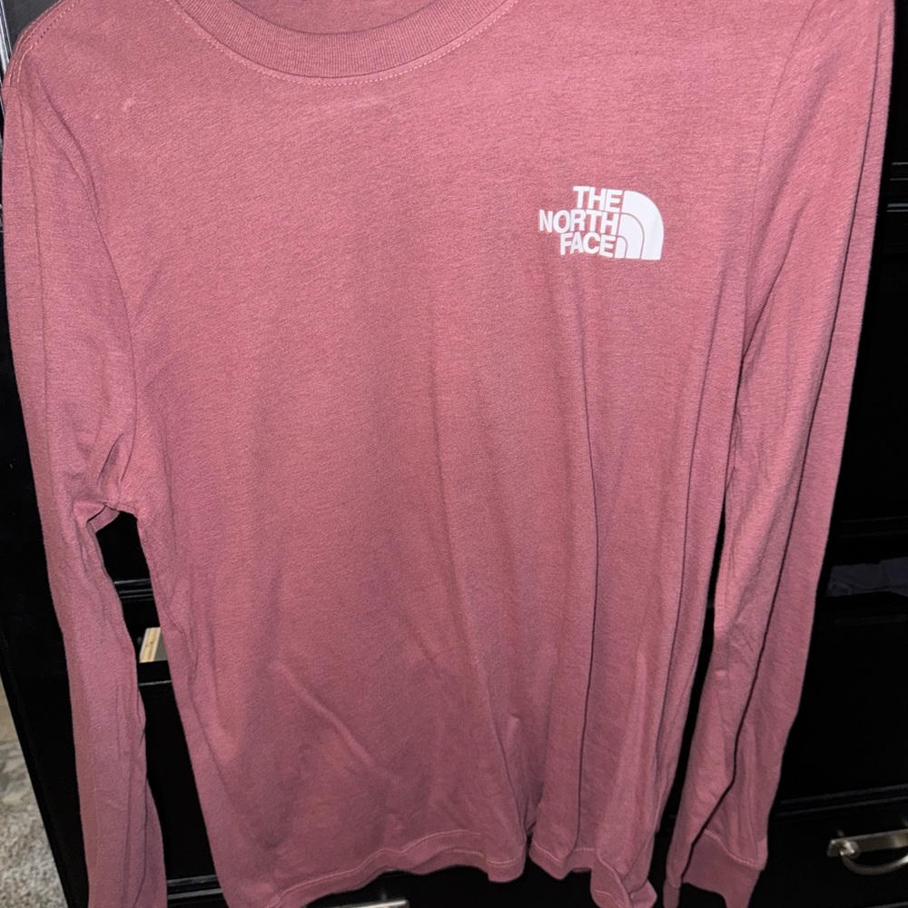 The North Face Maroon Long Sleeve Shirt